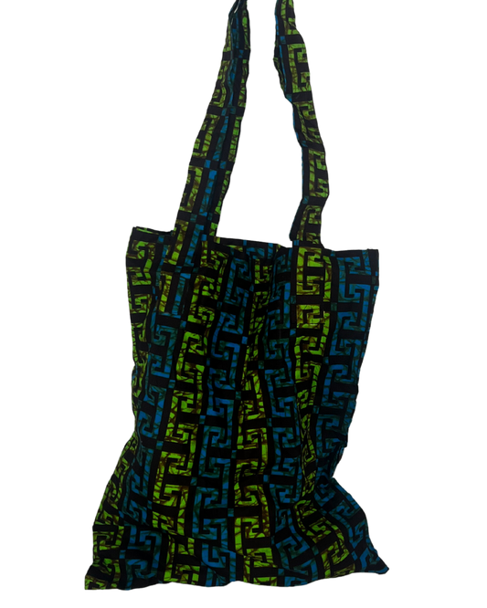 Blue Reusable Grocery Bag