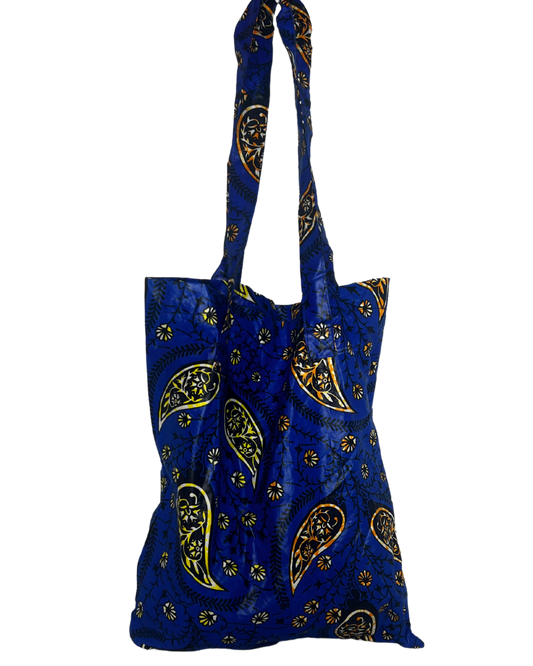 Blue Reusable Grocery Bag