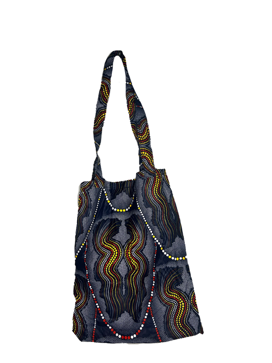 Blue Reusable Grocery Bag