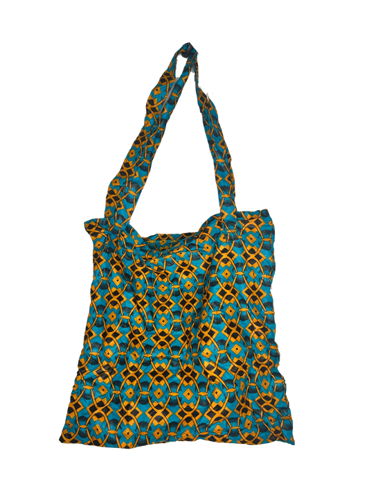 Gold Reusable Grocery Bag