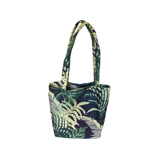 Leaf Patterned Tote Bag