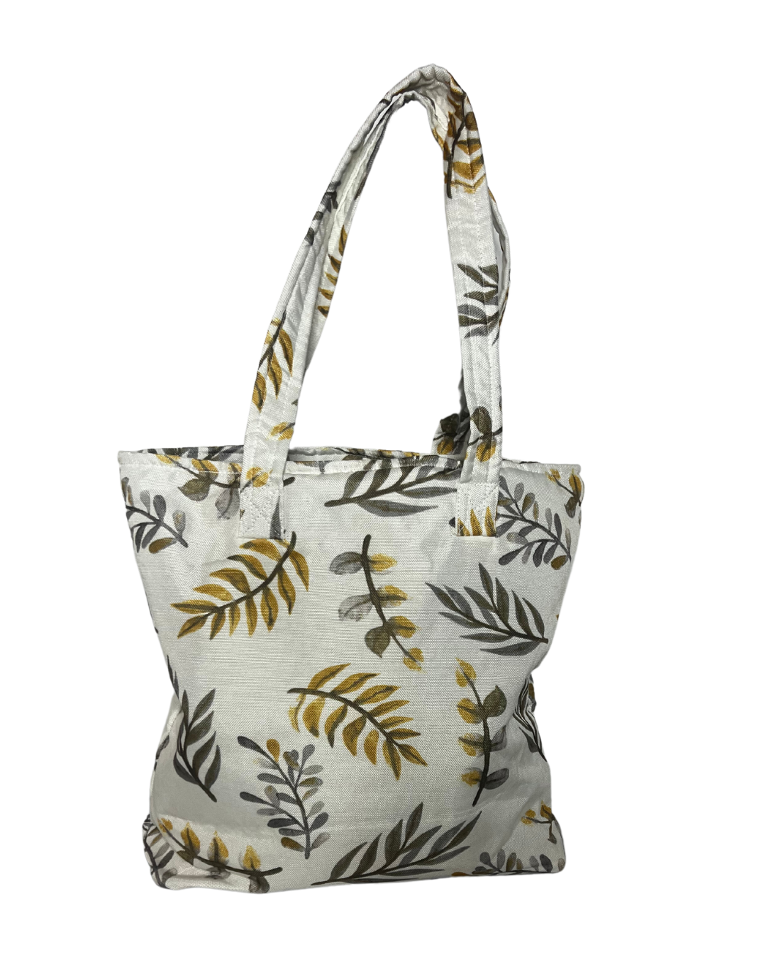Leaf Patterned Tote Bag